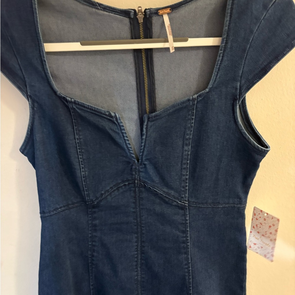 Women's Blue Denim Dress